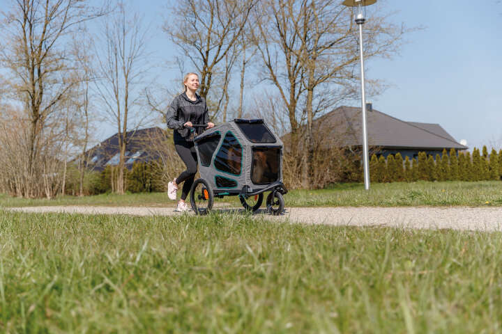 TRIXIE Jogger-Umbausatz für Fahrradanhänger